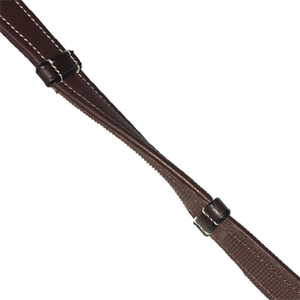 MONTAR GRIFF AUS WEICHEM GUMMI/LEDER - SCHWARZ MIT ÖKO-LEDER UND FRANZÖSISCHEN HAKEN